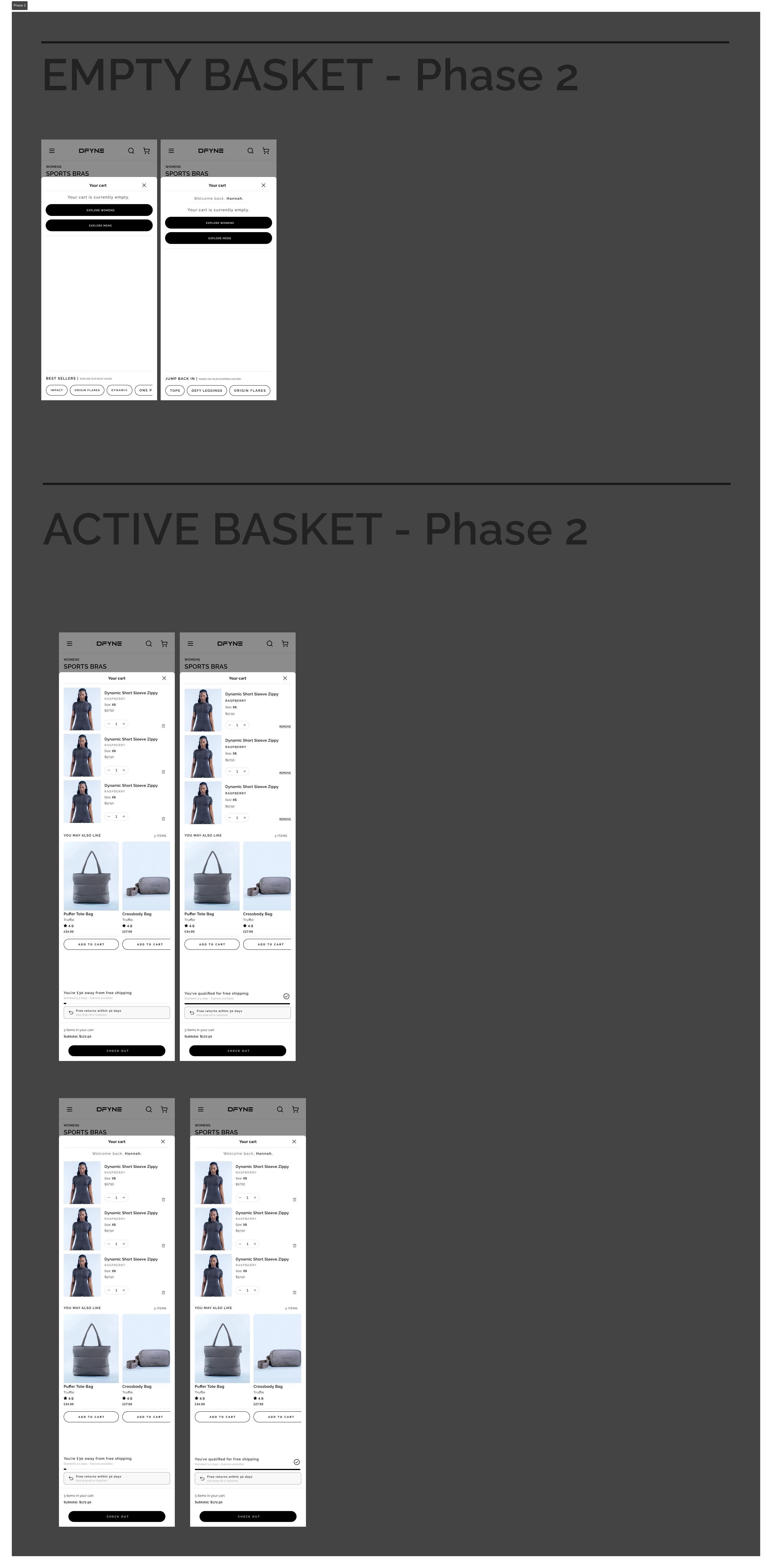 Cart Phase 2 — upsell integration with cross-sell recommendations